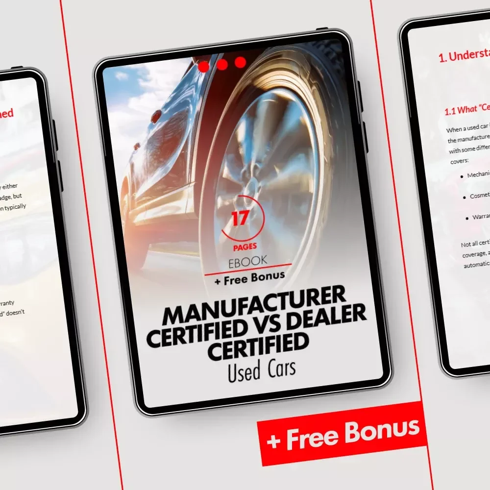 Manufacturer Certified vs Dealer Certified Used Cars: A Comprehensive eBook Guide for Car Buyers