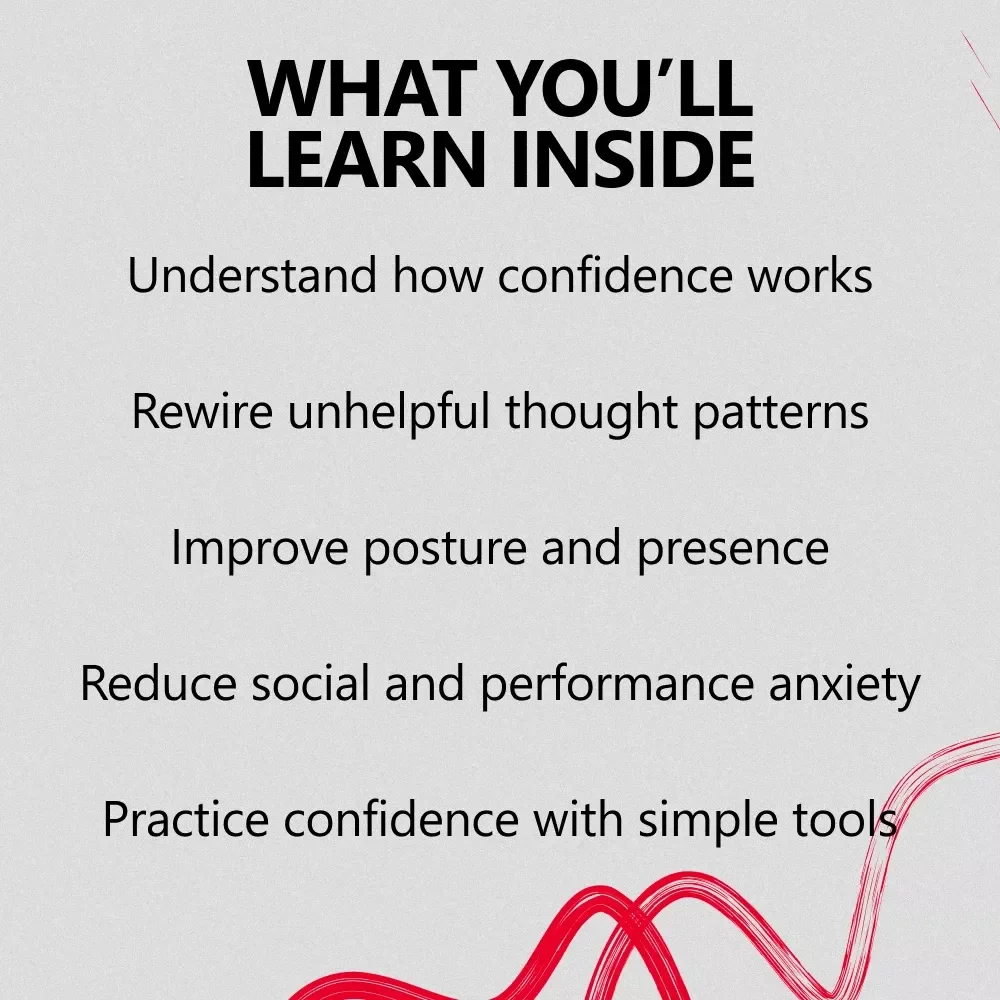 Confidence Is Learned Not Born – Psychology-Based Confidence Lessons from Psychology eBook for Building Real Self-Belief