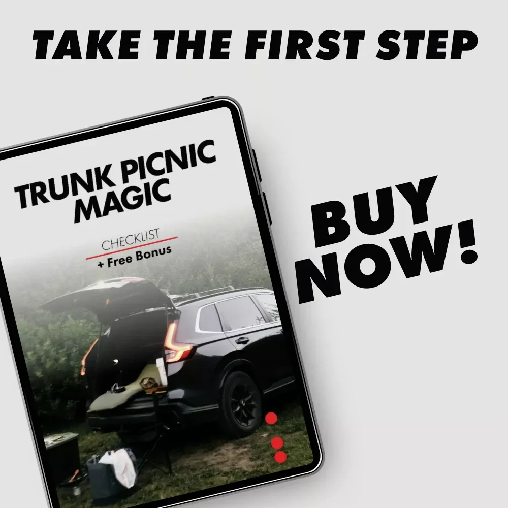 Trunk Picnic Magic – Ultimate Checklist for How to Plan a Picnic Out of a Car Trunk | Easy Car Trunk Picnic Planner & Outdoor Date Guide