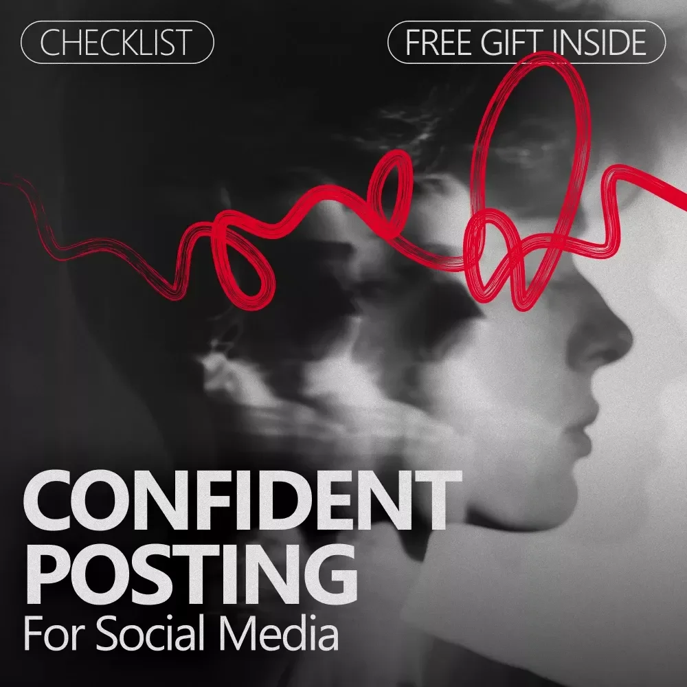 Confidence Checklist for Social Media Stars – How to Build Confidence to Post on Social Media | Printable Creator Mindset Checklist for Content Creators & Influencers