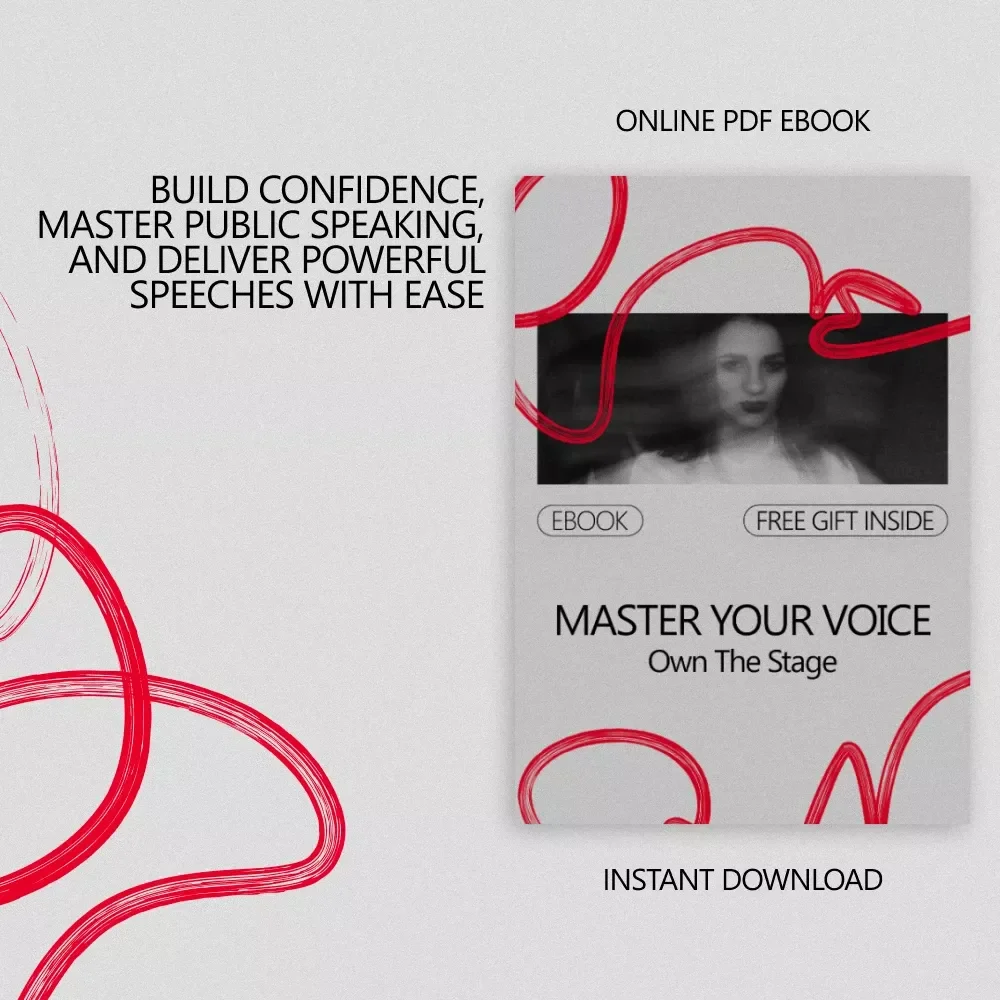 Master Your Voice, Own the Stage – How to Build Confidence to Give a Speech | Public Speaking Confidence eBook for Beginners & Professionals