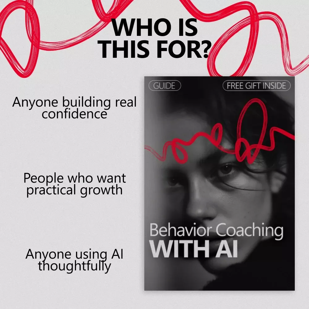 Behavior Coaching with AI | Confidence Behavior Coaching Using AI Guide | Digital Download for Self-Growth & Practical Confidence