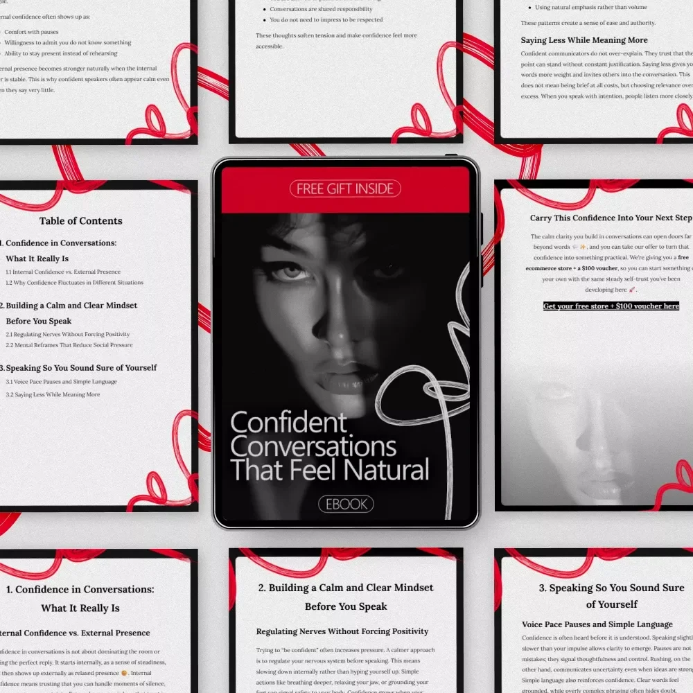 Confident Conversations That Feel Natural: How to Feel Confident in Conversations - eBook Guide for Easier Communication