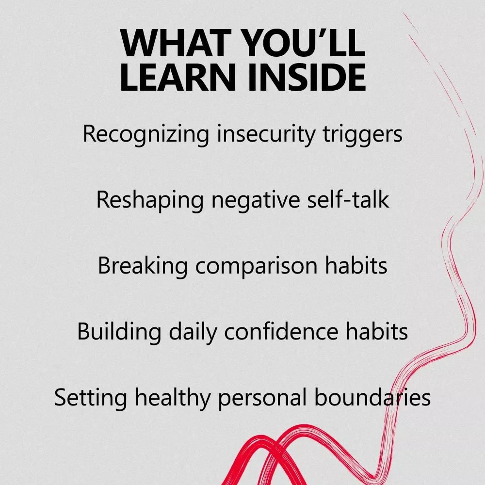 How to Stop Feeling Insecure All the Time – Practical Confidence Guide for Overthinking, Self-Doubt & Low Self-Esteem (Digital Download)