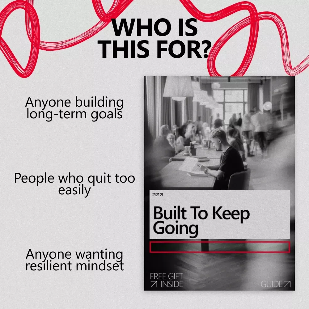Built to Keep Going – A Practical Guide on how to develop a never give up attitude for Resilience, Persistence, and Mental Strength