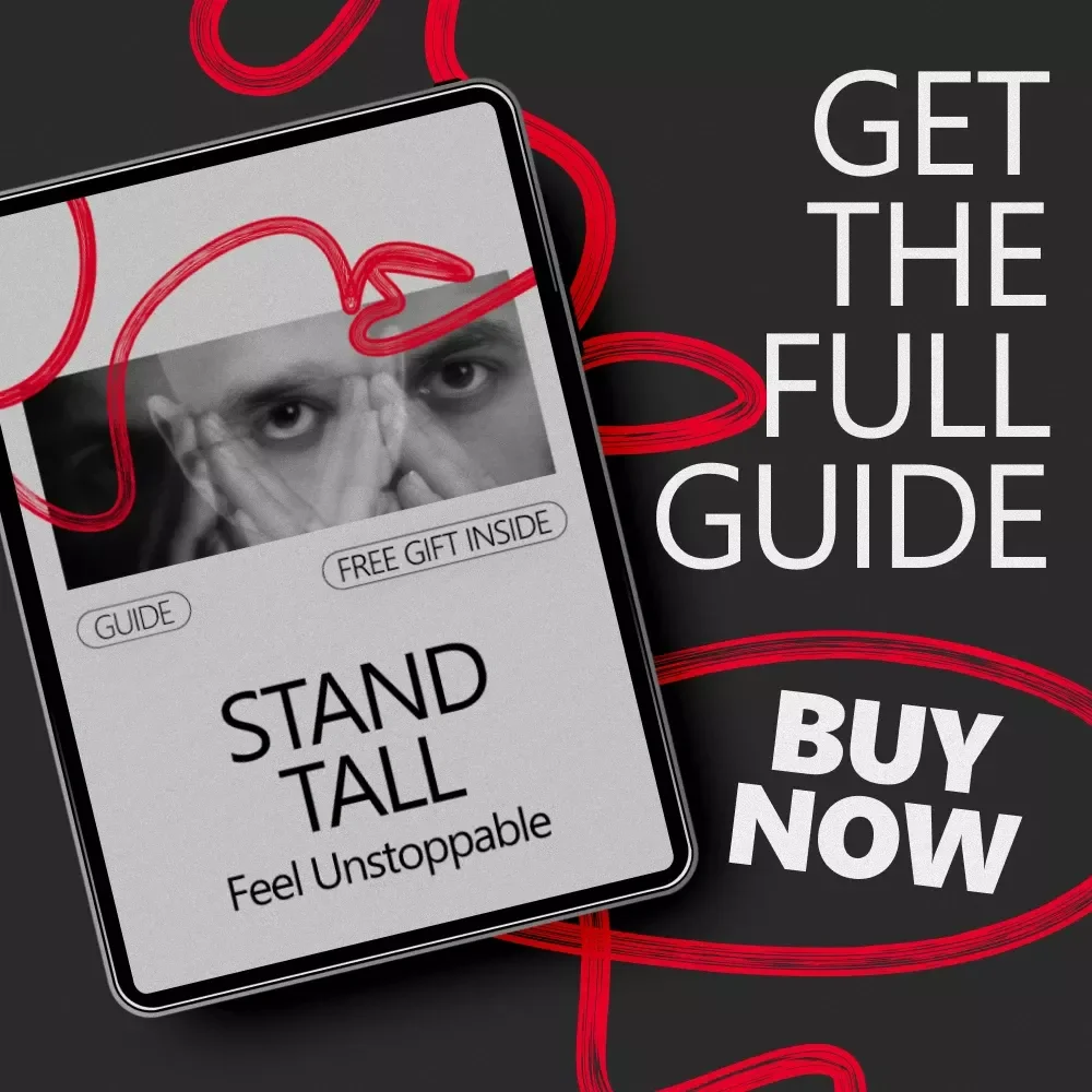 Stand Tall Feel Unstoppable – Confidence Guide for How to Stand to Look More Confident | Body Language & Posture Digital Download