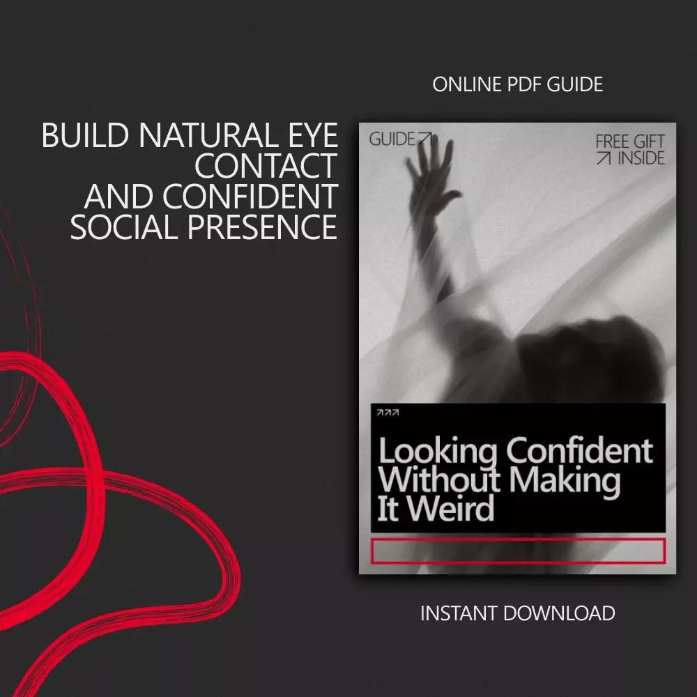Looking Confident Without Making It Weird – A Simple Guide to Confident Eye Contact, How Much Is Too Much & Social Confidence Skills