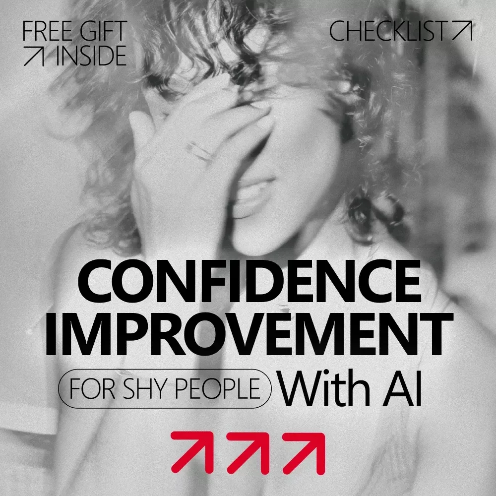 Quiet to Confident – AI-Powered Confidence Checklist | Confidence Improvement for Shy People with AI | Digital Download
