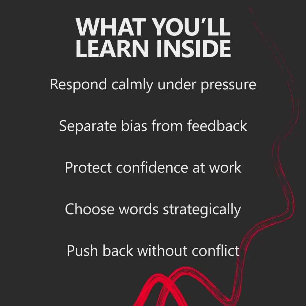 Standing Strong When Criticism Feels Unfair | eBook Guide on What to Do When Criticized Unfairly | Workplace Confidence & Professional Resilience