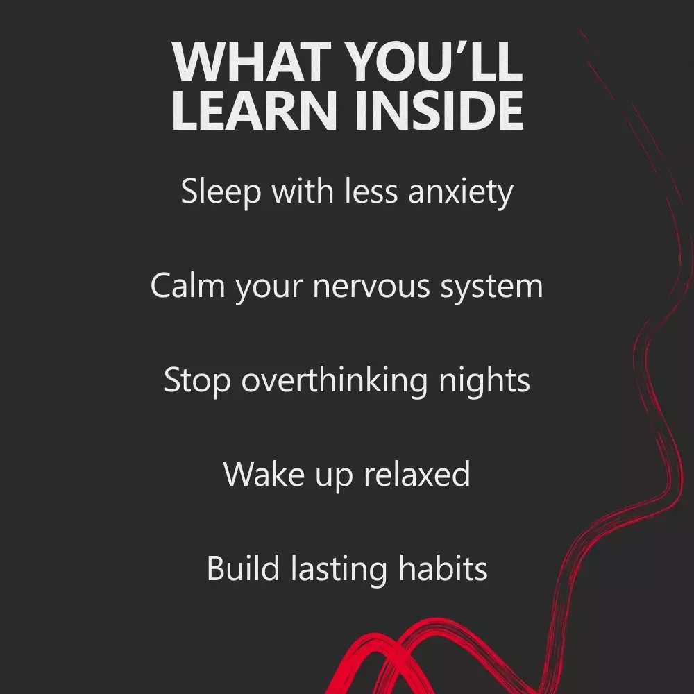 An Evening Routine That Calms Tomorrow’s Anxiety | Evening Routine to Reduce Next-Day Anxiety Digital Guide for Better Sleep, Calmer Mornings & Mental Clarity