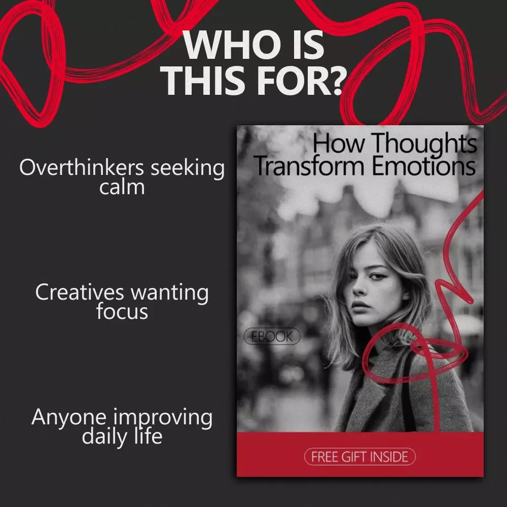 How Thoughts Transform Emotions | Practical eBook Guide on how thoughts change emotions, Mindset Awareness & Emotional Mastery