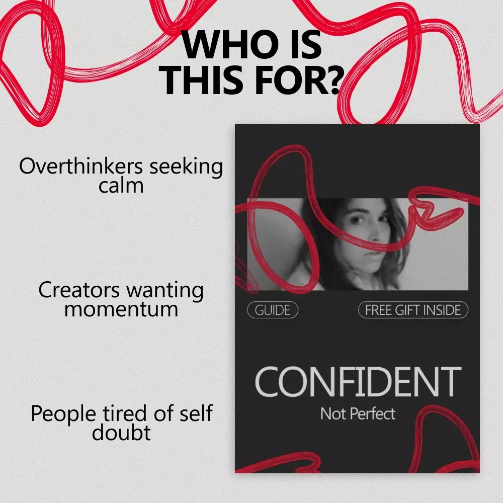 Confident, Not Perfect | A Practical Guide on how to be confident without perfectionism for Calm Self-Trust & Real Progress