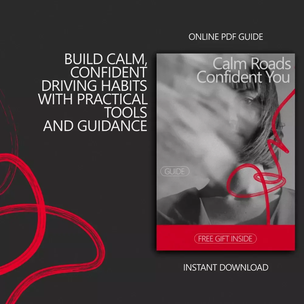 Calm Roads Confident You – A Practical Guide on How to Be Confident When Driving for Anxious & New Drivers