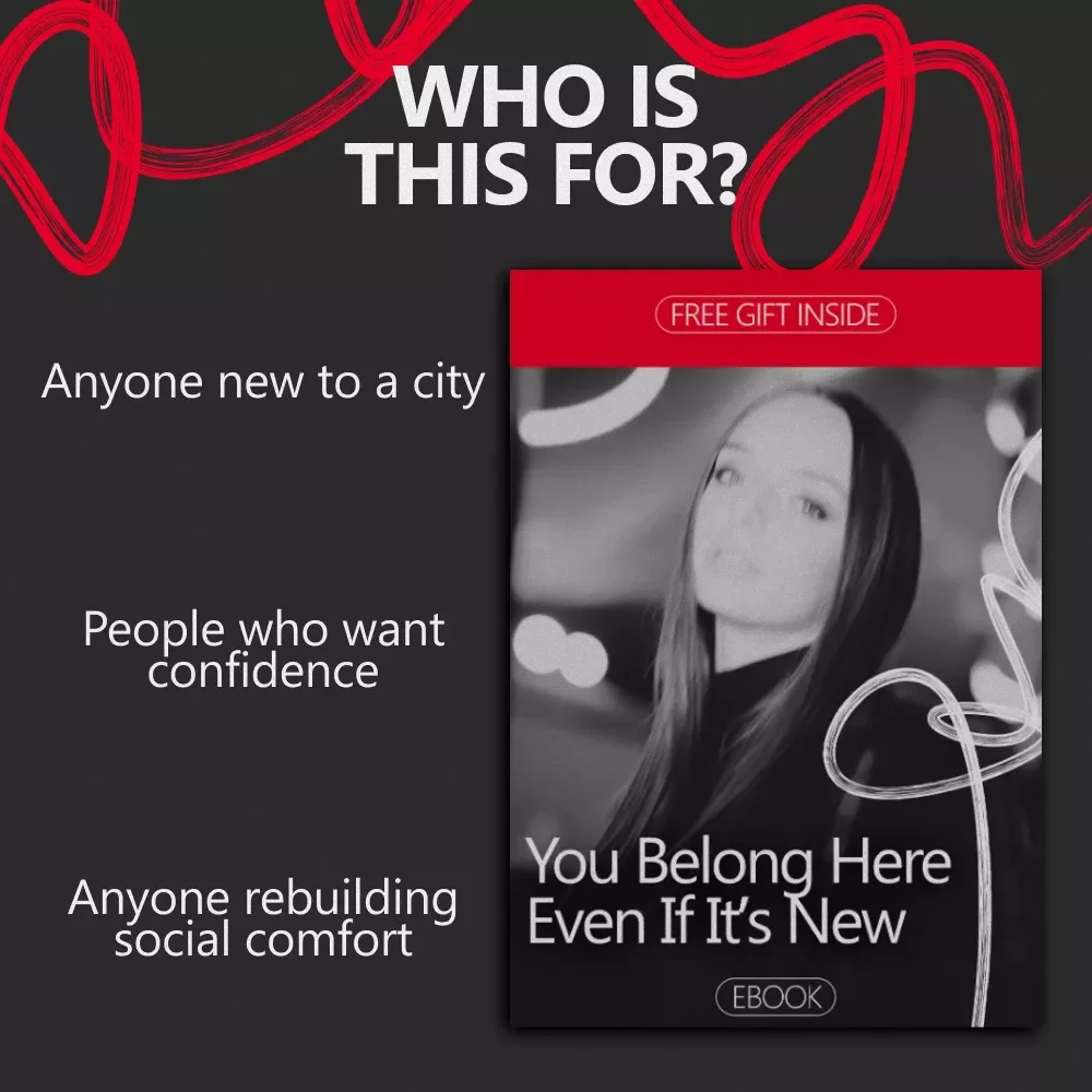 You Belong Here Even If It’s New: A Confidence-Building eBook on how to be confident in a new city, Starting Over, and Feeling at Home Anywhere