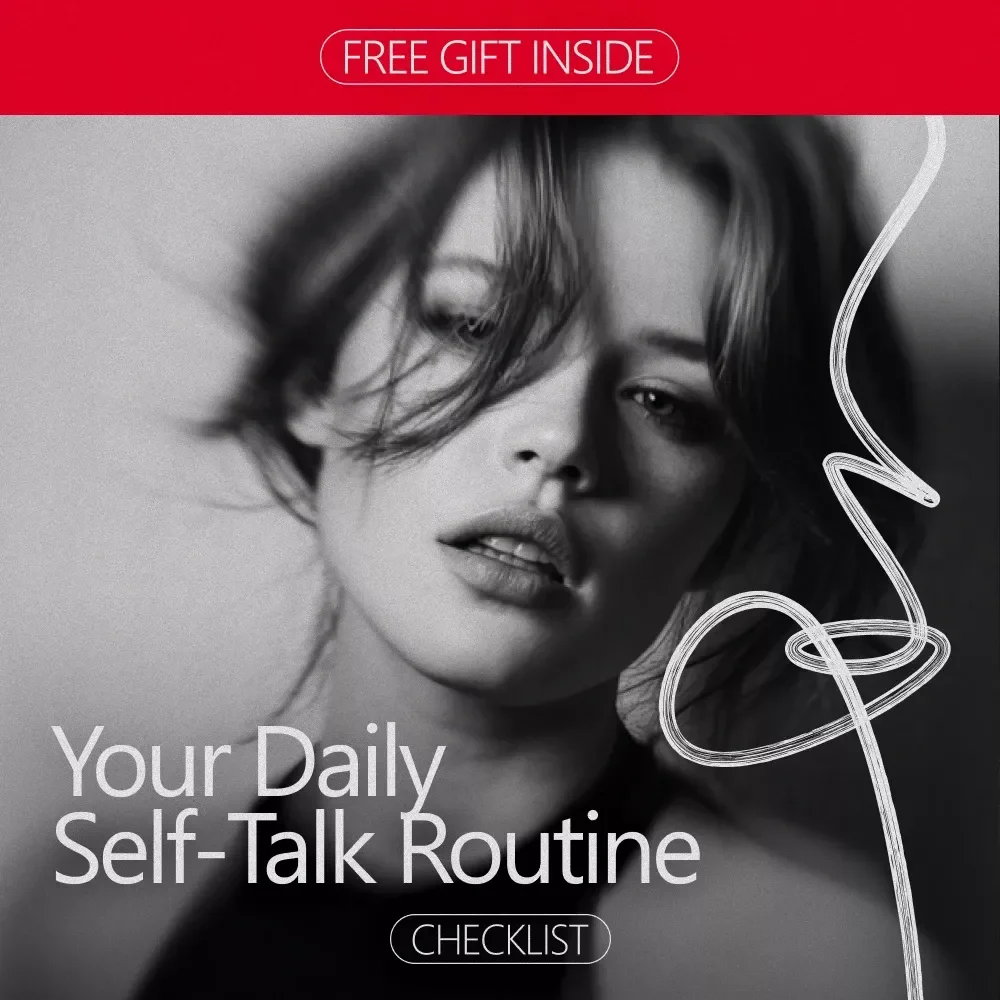 Your Daily Self-Talk Routine Checklist | Daily Self Talk Routine Printable Mindset Reset Tool | Simple Mental Health & Confidence Builder
