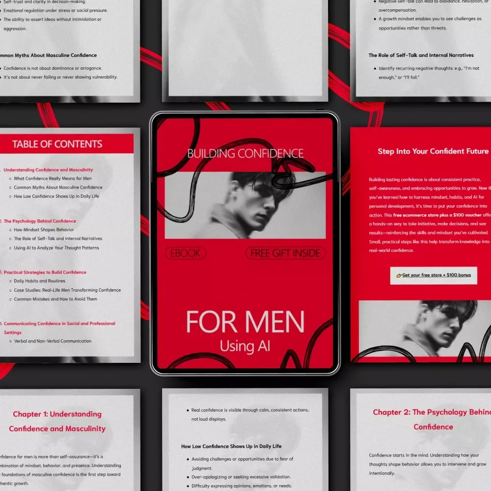 Building Confidence for Men Using AI: The Ultimate Guide to Mastering Self-Assurance and Masculine Confidence