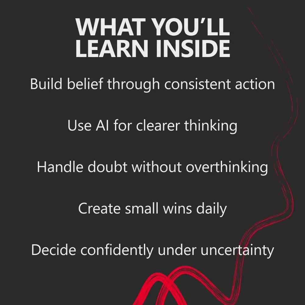 How to Strengthen Self-Belief with AI | Practical eBook Guide for Self Belief Building with AI, Confidence, Clarity & Daily Momentum
