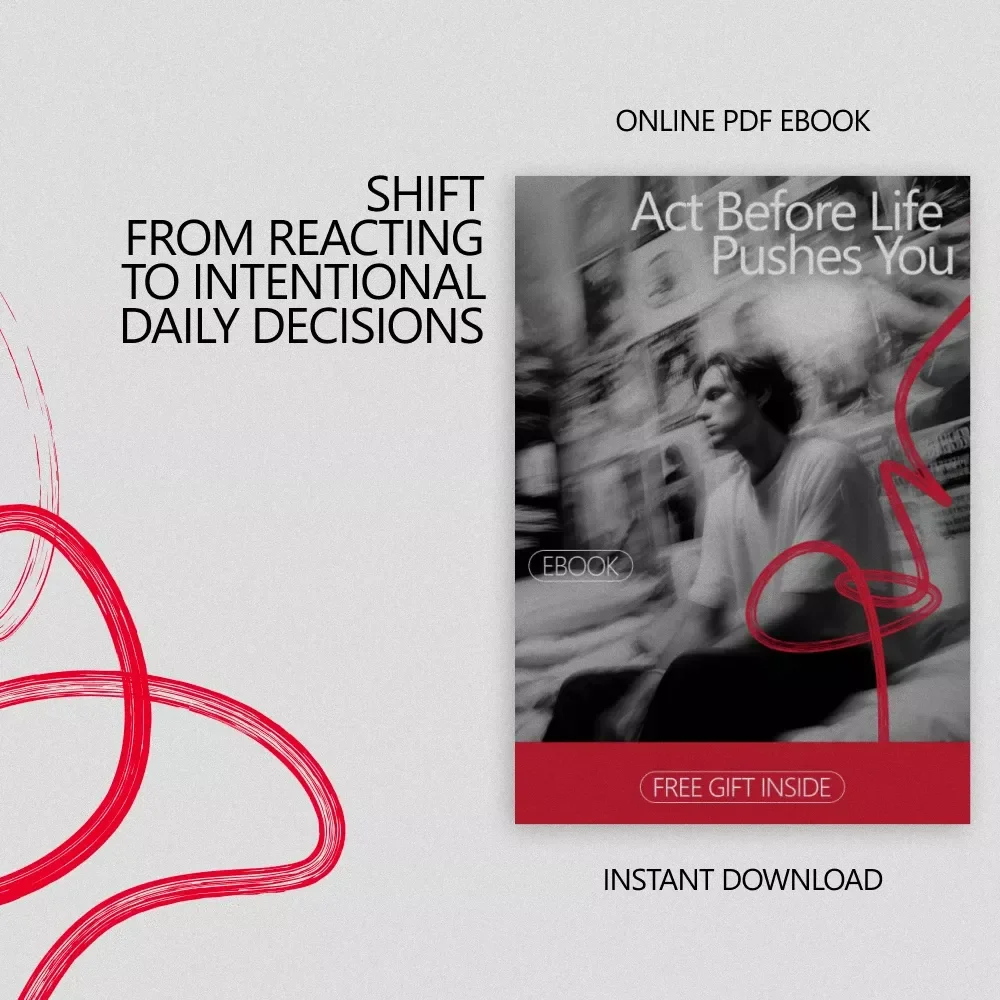 Act Before Life Pushes You: A Practical Ebook on How to Be Proactive Instead of Reactive | Mindset Reset & Daily Decision Guide