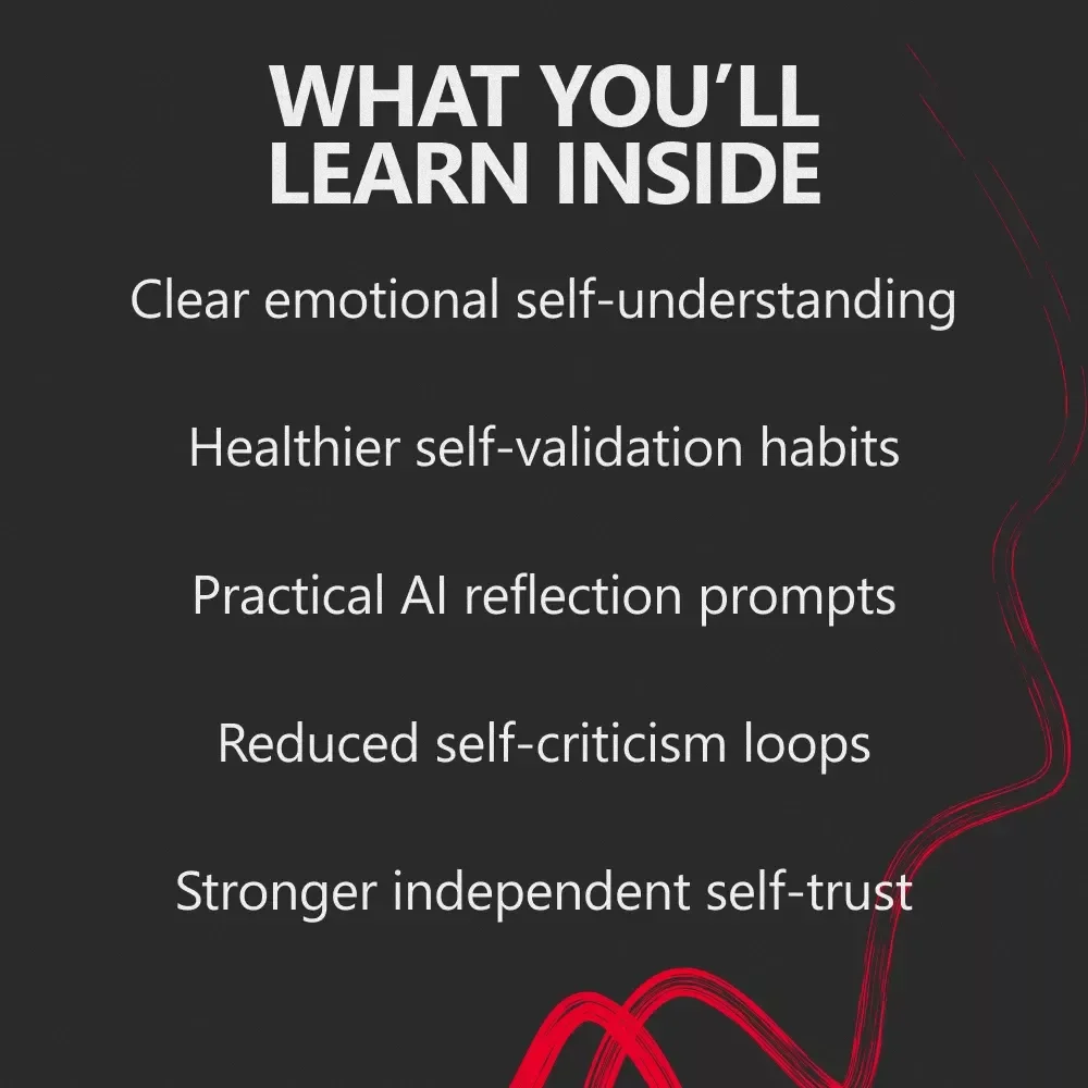 Mirror Within, Powered by AI – A Practical Guide on How to Practice Self Validation with AI, Emotional Reflection, Self-Trust & Healthy AI Support