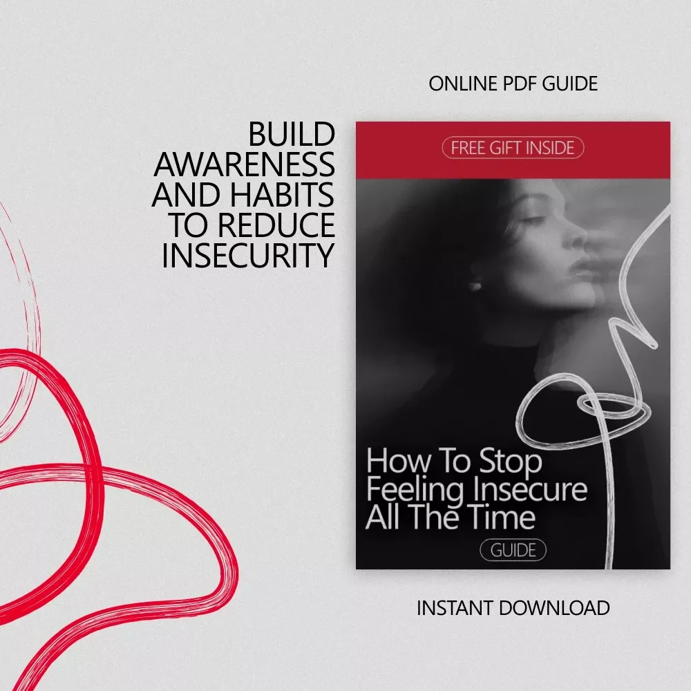 How to Stop Feeling Insecure All the Time – Practical Confidence Guide for Overthinking, Self-Doubt & Low Self-Esteem (Digital Download)