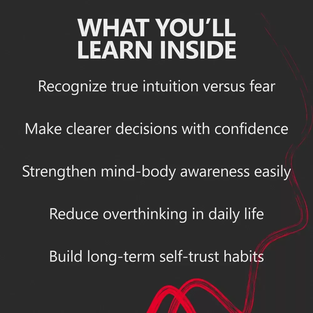 Listening to Your Gut Feeling – Intuition Guide & Self-Trust eBook | Mindfulness, Decision-Making & AI-Assisted Reflection Digital Download