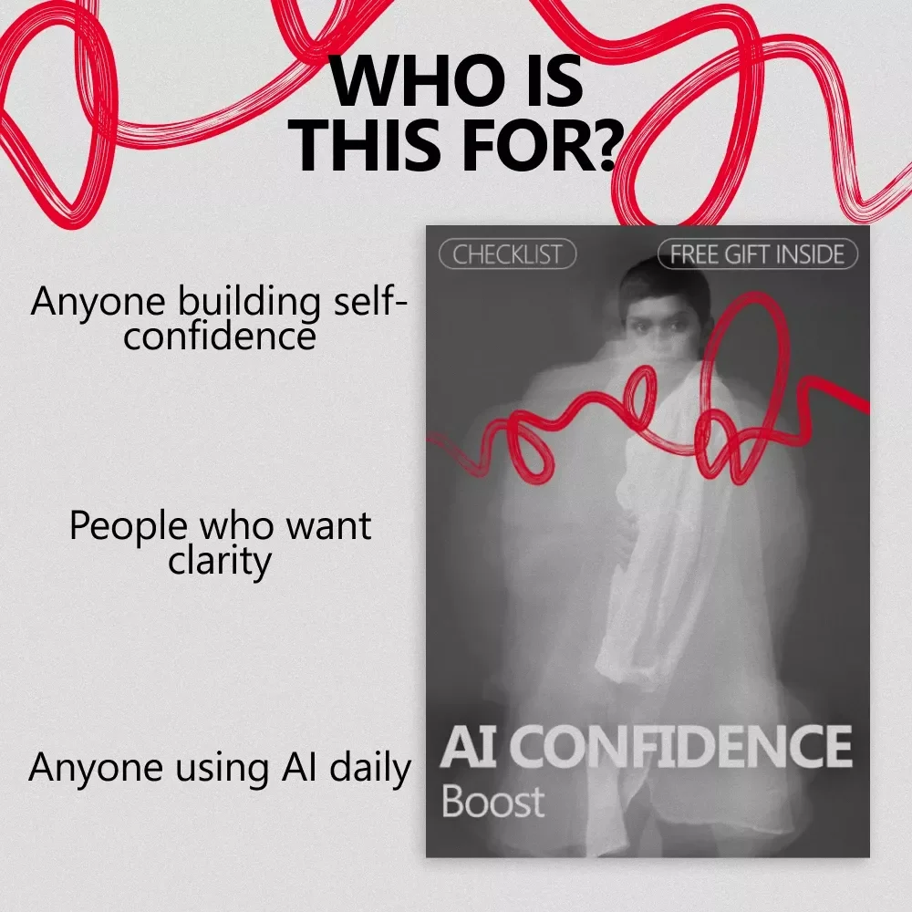 AI Confidence Boost | Digital Checklist for Confidence Skills Anyone Can Learn With AI | Personal Growth, Communication & Self-Belief Toolkit