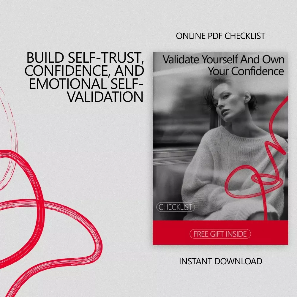 Validate Yourself and Own Your Confidence – Self Validation Guide, Confidence Building eBook, Personal Growth Digital Download, Mindset & Self Worth Workbook