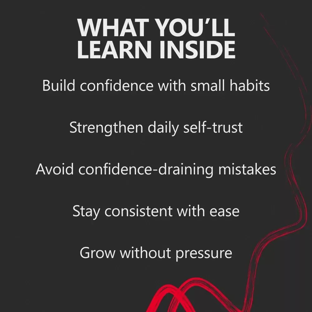 Small Habits, Strong Confidence – A Practical Guide on how to build confidence through habits for Daily Self-Trust and Personal Growth