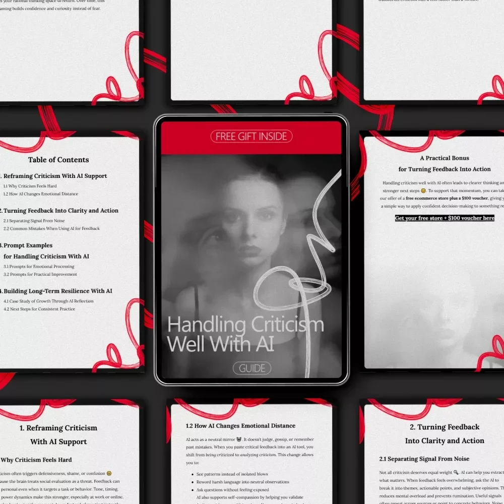 Handling Criticism Well With AI – Practical Guide on how to handle criticism well with ai for Growth, Confidence & Emotional Clarity