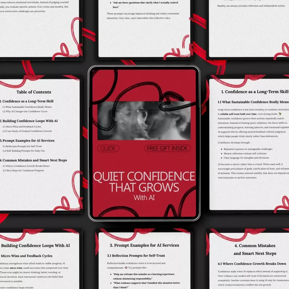 Quiet Confidence That Grows With AI – Practical Guide for Long Term Confidence Growth With AI, Daily Prompts, Self-Trust & Sustainable Personal Development
