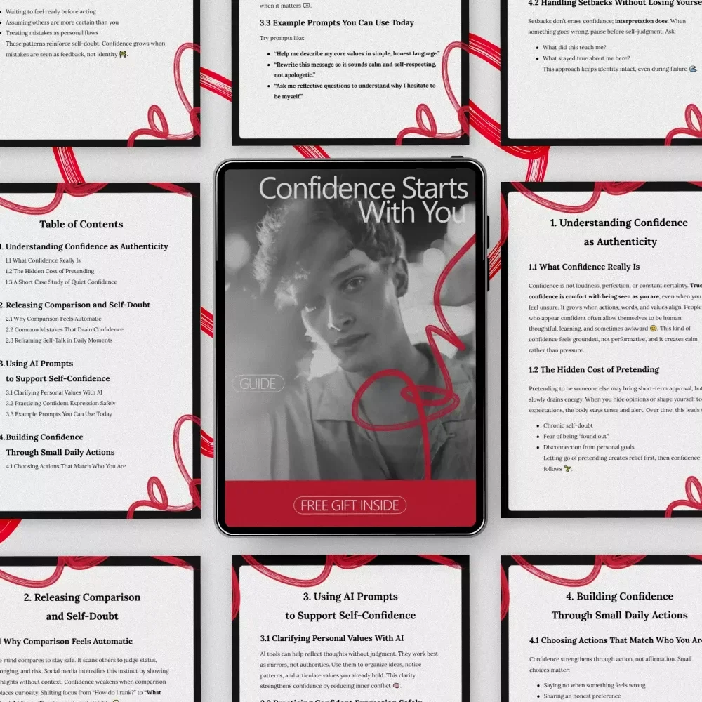 Confidence Starts With You: A Practical Guide on how to feel confident being yourself