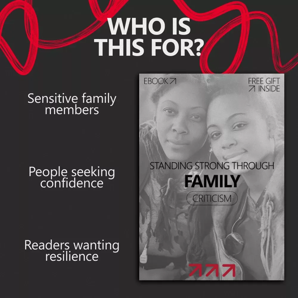 Standing Strong Through Family Criticism – Ebook Guide on how to respond to criticism from family, Boundaries, Emotional Resilience & Calm Communication