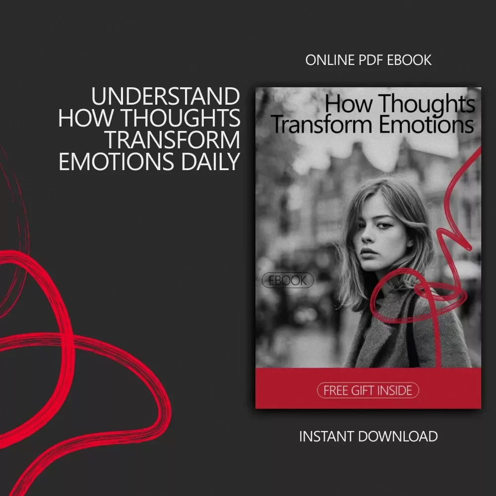 How Thoughts Transform Emotions | Practical eBook Guide on how thoughts change emotions, Mindset Awareness & Emotional Mastery
