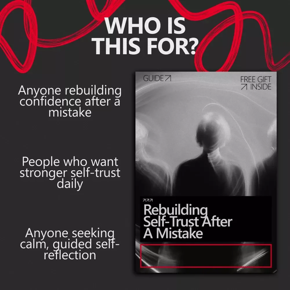 Rebuilding Self-Trust After a Mistake | Guided Self-Reflection eBook for Healing, Confidence & Personal Growth