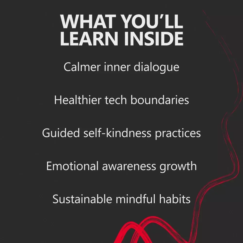 Gentle Tech, Kinder Mind – AI Meditation Guide for Self Compassion, Digital Guide for Emotional Awareness, Mindful Tech Practice & Self-Compassion Prompts