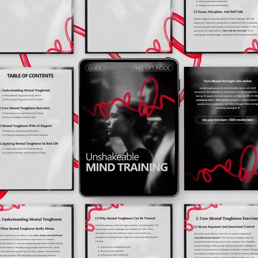 Unshakeable Mind Training – A Practical Guide to Mental Toughness Exercises, Focus, Discipline & Resilience for Real Life