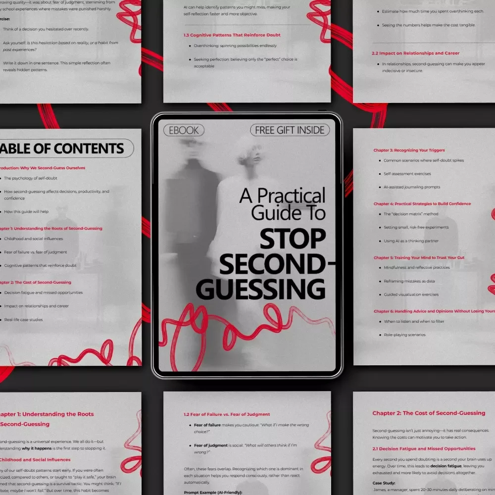 A Practical Guide to Stop Second-Guessing: Unlock Your Confidence and Make Clear Decisions