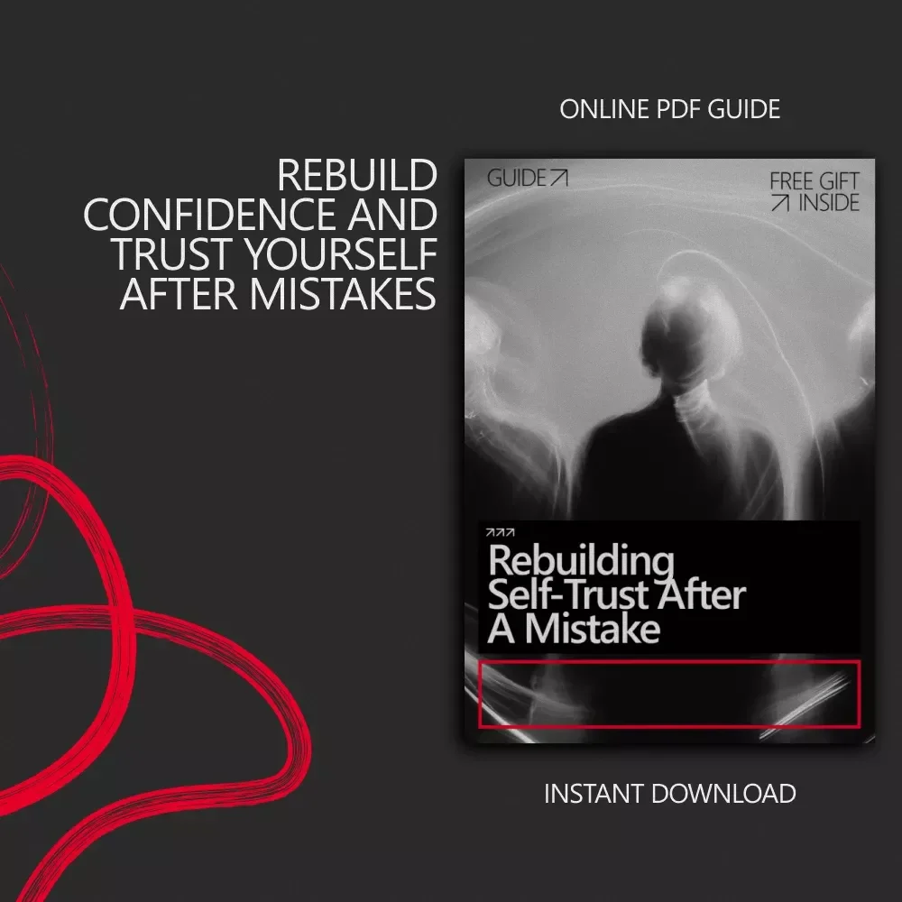 Rebuilding Self-Trust After a Mistake | Guided Self-Reflection eBook for Healing, Confidence & Personal Growth