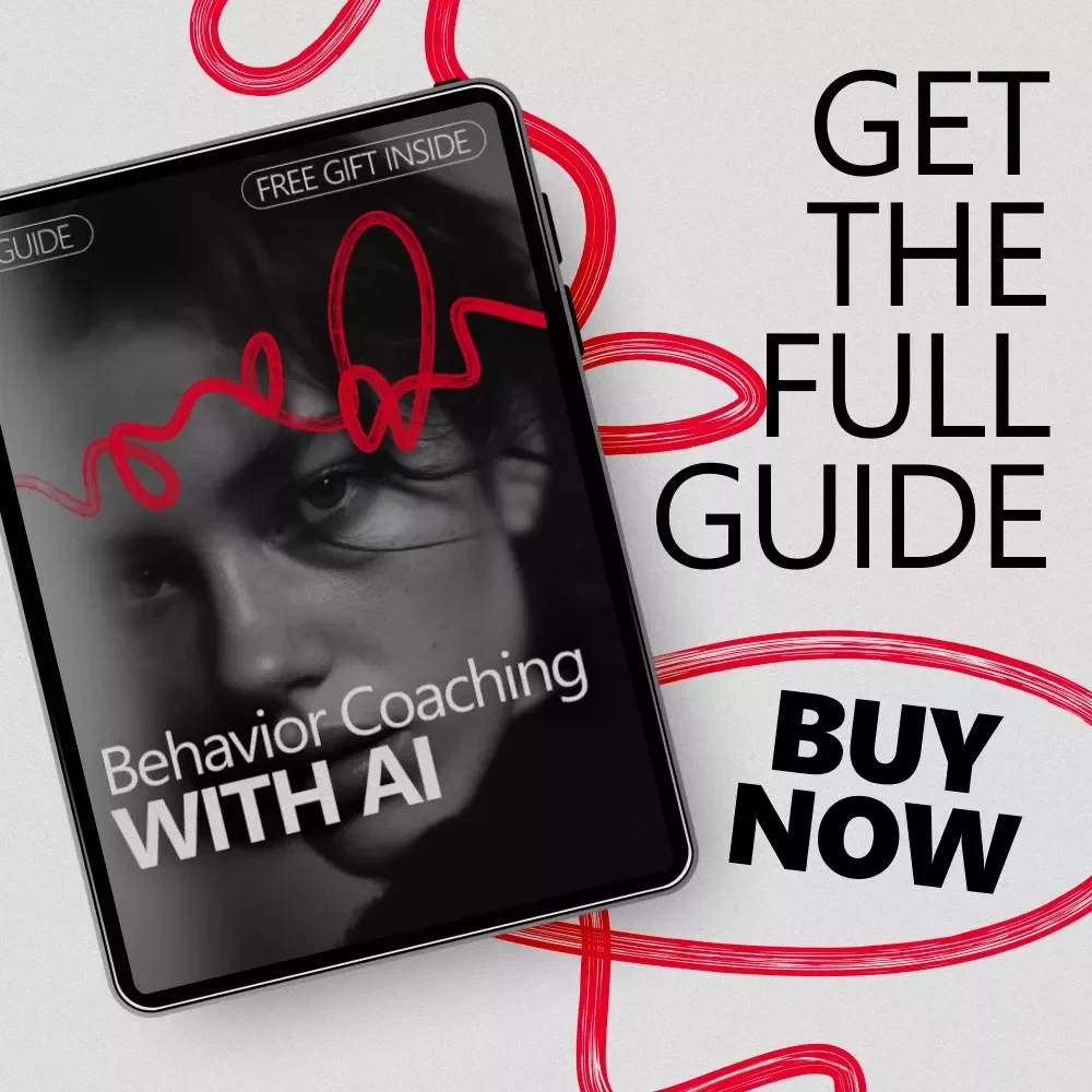 Behavior Coaching with AI | Confidence Behavior Coaching Using AI Guide | Digital Download for Self-Growth & Practical Confidence