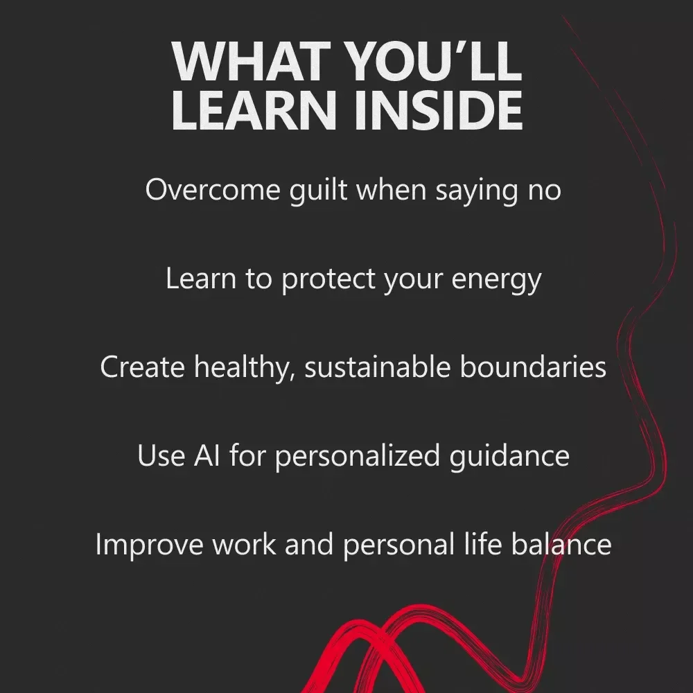 The Calm Power of No: Master Saying No with AI Guidance to Build Boundaries and Protect Your Energy