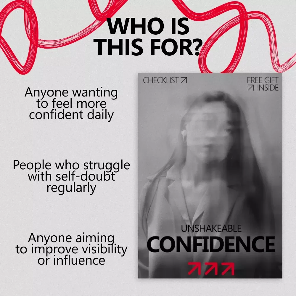 Unshakeable Confidence – AI-Powered Checklist for Daily Confidence Affirmations, Mindset Reset & Bold Self-Belief