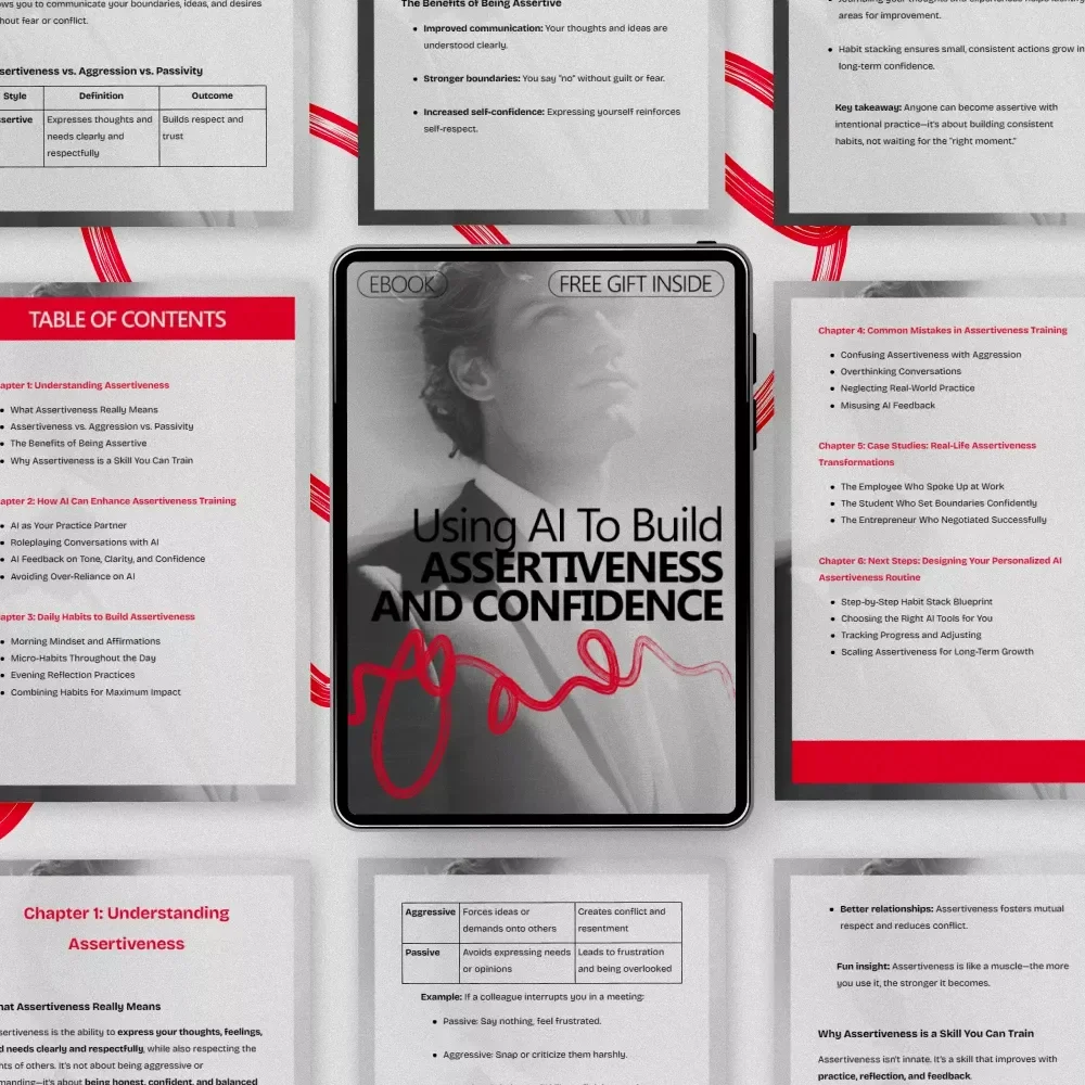 Using AI to Build Assertiveness and Confidence - A Digital Guide for Assertiveness Training with AI