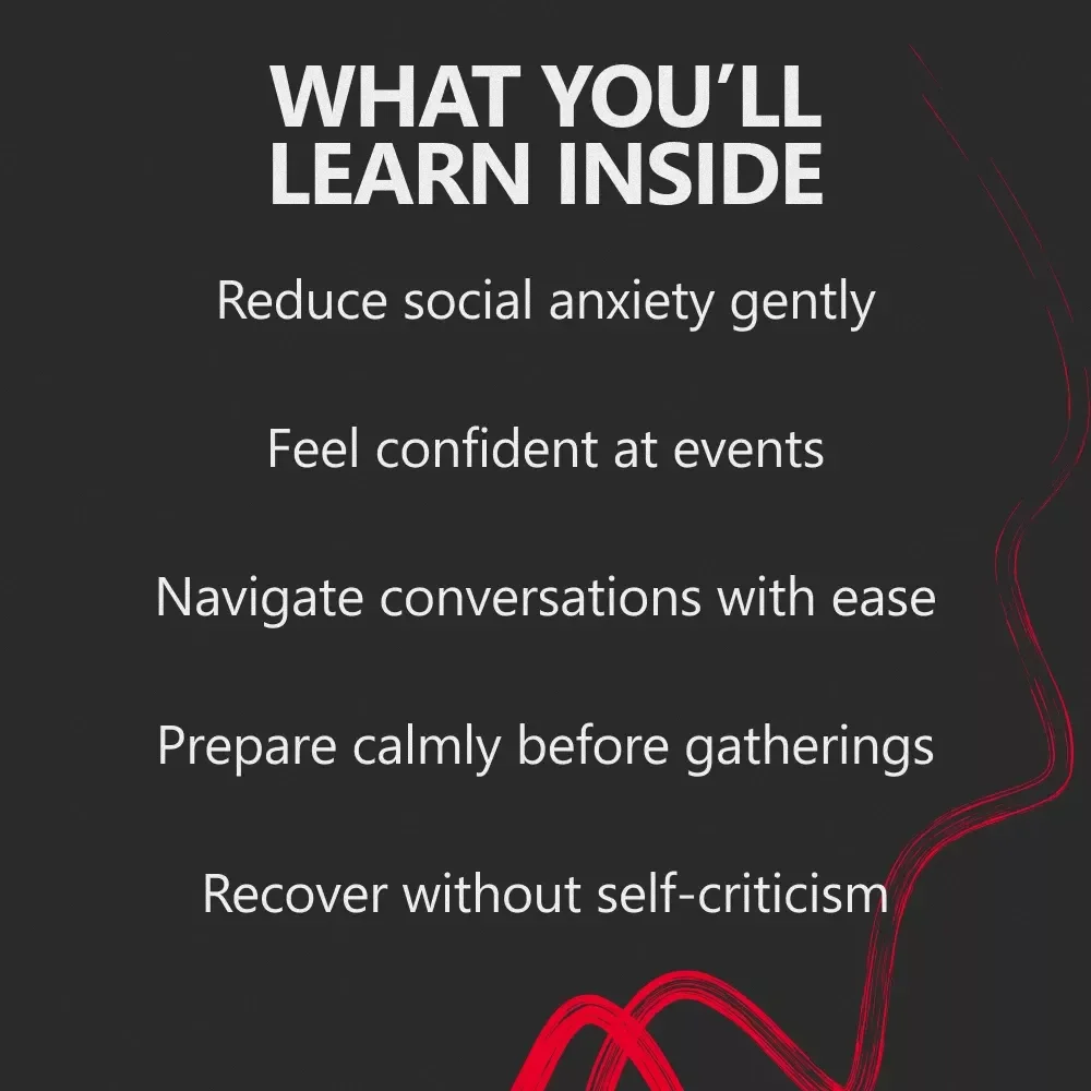 Calm in the Crowd and Comfortable Being Yourself – A Gentle Guide on How to Handle Social Anxiety at Gatherings