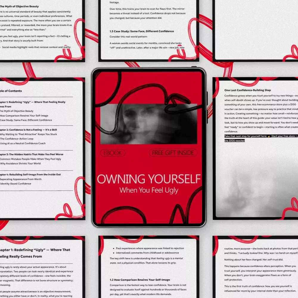 Owning Yourself When You Feel Ugly – A Practical eBook on How to Be Confident When You Feel Ugly, Build Real Confidence & Show Up Without Waiting to Feel Attractive