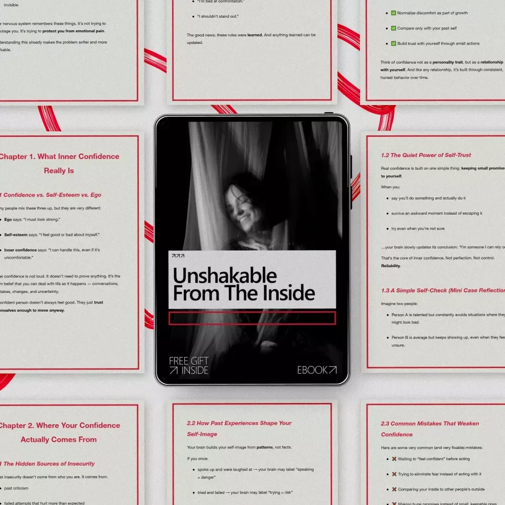 Unshakable From the Inside – A Practical eBook Guide on how to strengthen inner confidence, Build Self-Trust, and Create Lasting Emotional Stability