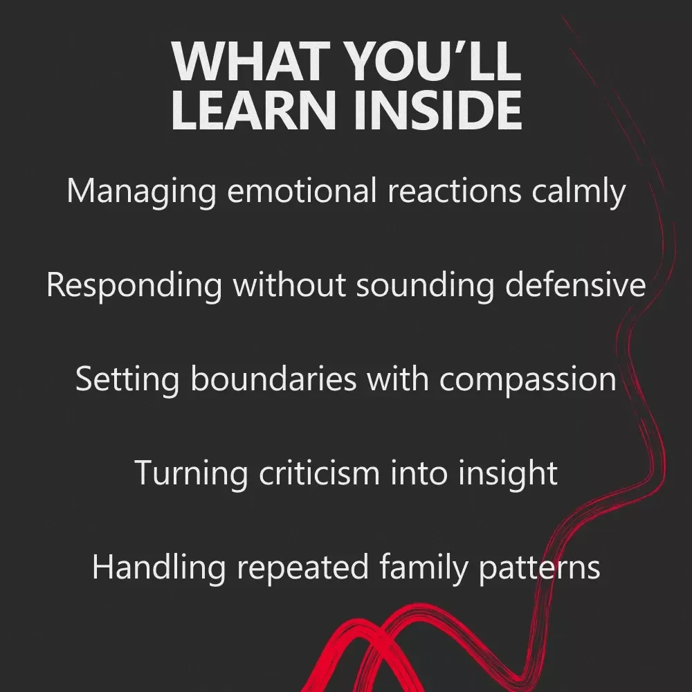 Standing Strong Through Family Criticism – Ebook Guide on how to respond to criticism from family, Boundaries, Emotional Resilience & Calm Communication
