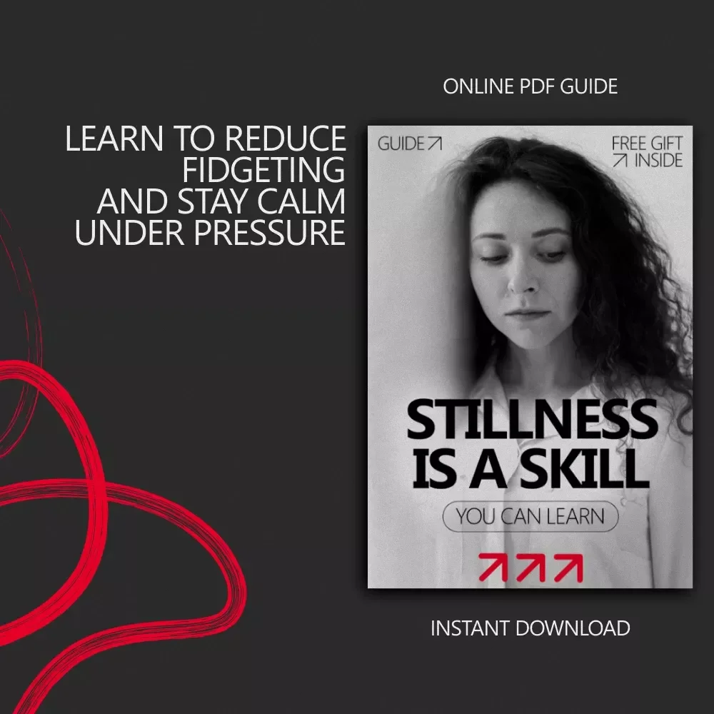 Stillness Is a Skill You Can Learn – A Practical Guide on How to Stop Fidgeting When Anxious, Build Calm Body Control, and Feel Confident Under Pressure