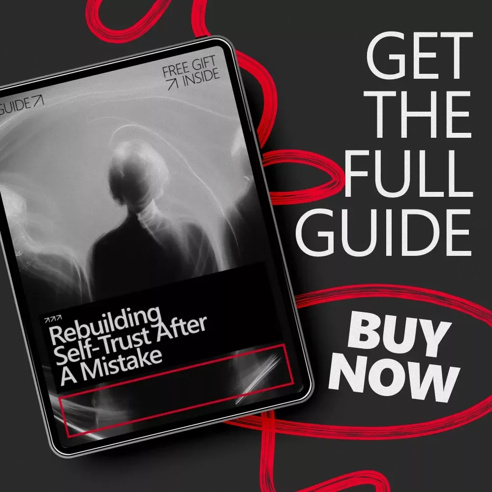 Rebuilding Self-Trust After a Mistake | Guided Self-Reflection eBook for Healing, Confidence & Personal Growth