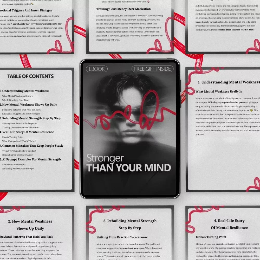 Stronger Than Your Mind – A Practical Guide on How to Overcome Mental Weakness, Build Inner Strength, and Train a Resilient Mindset