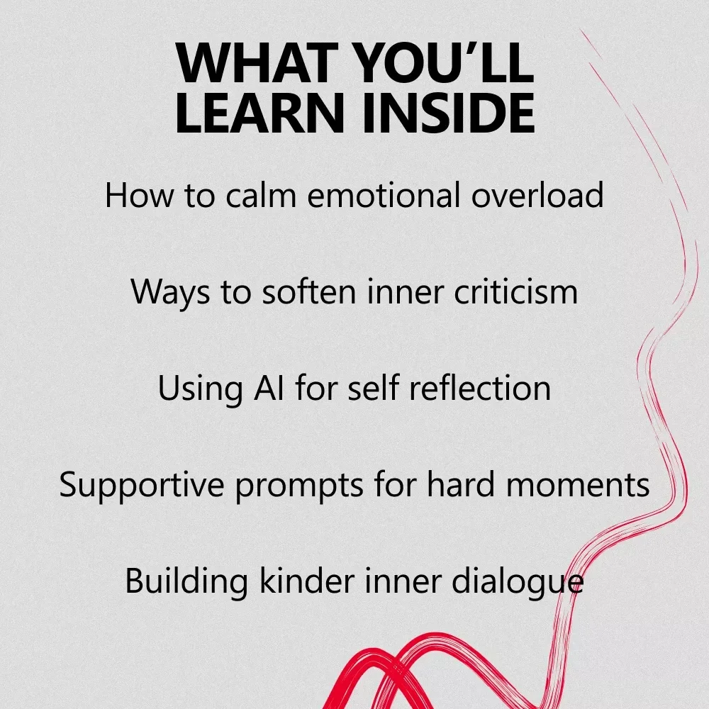 Gentle Support With an AI Self-Compassion Coach | Digital Ebook Guide for Emotional Healing, Inner Dialogue & Mindful Self-Care | ai self compassion coach